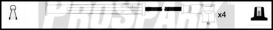 Комплект проводов зажигания STANDARD OES1387