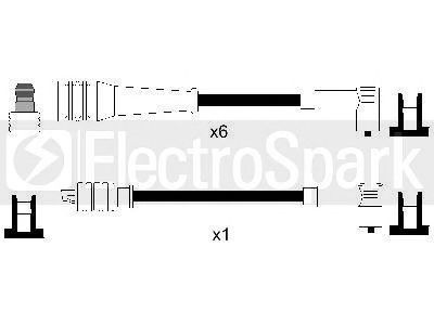 Комплект проводов зажигания STANDARD OEK610