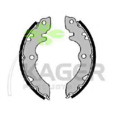 Комплект тормозных колодок KAGER 340421