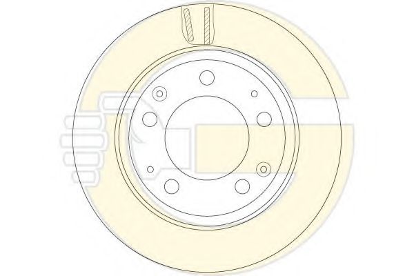 Тормозной диск GIRLING 6062805