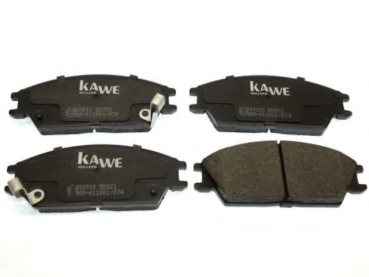 Комплект тормозных колодок, дисковый тормоз KAWE 810010