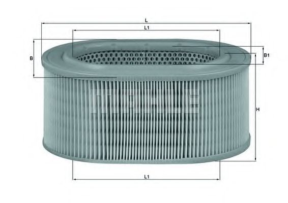 Воздушный фильтр MAHLE ORIGINAL LX 817
