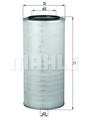 Воздушный фильтр MAHLE ORIGINAL LX 84