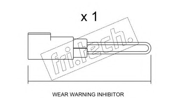 Сигнализатор, износ тормозных колодок fri.tech. SU.258