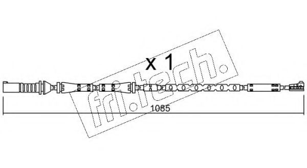 Сигнализатор, износ тормозных колодок fri.tech. SU.284