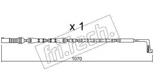 Сигнализатор, износ тормозных колодок fri.tech. SU.285