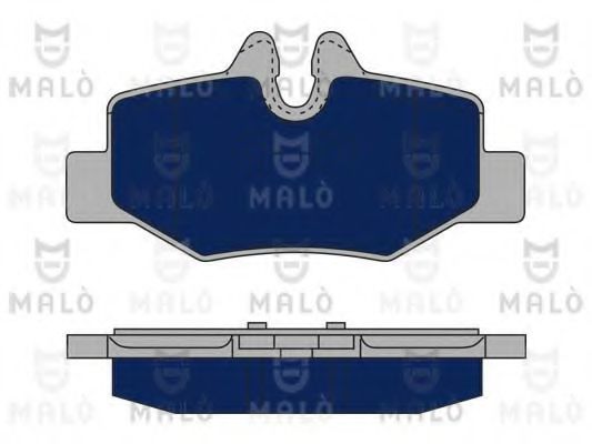 Комплект тормозных колодок, дисковый тормоз MALÒ 1050225
