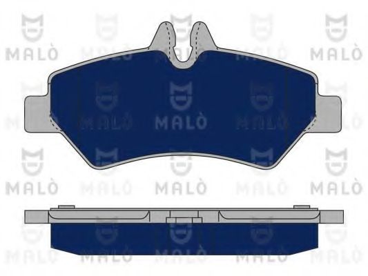 Комплект тормозных колодок, дисковый тормоз MALÒ 1050229