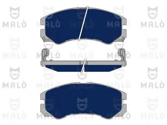 Комплект тормозных колодок, дисковый тормоз MALÒ 1050313