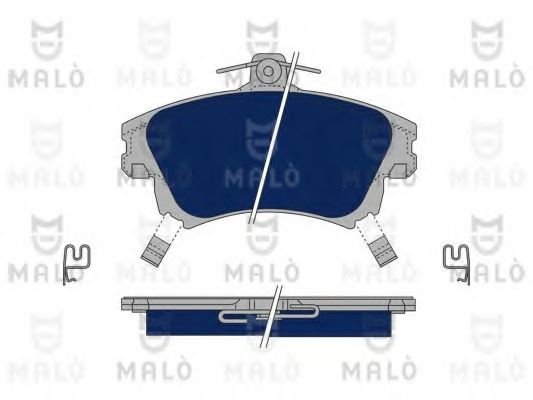 Комплект тормозных колодок, дисковый тормоз MALÒ 1050333