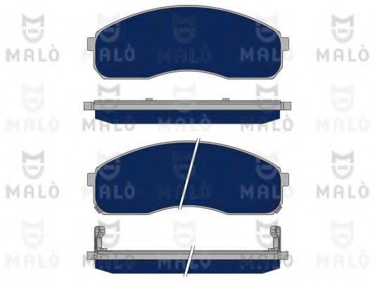 Комплект тормозных колодок, дисковый тормоз MALÒ 1050375