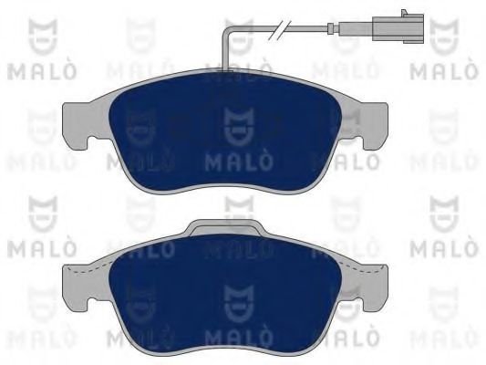 Комплект тормозных колодок, дисковый тормоз MALÒ 1051113