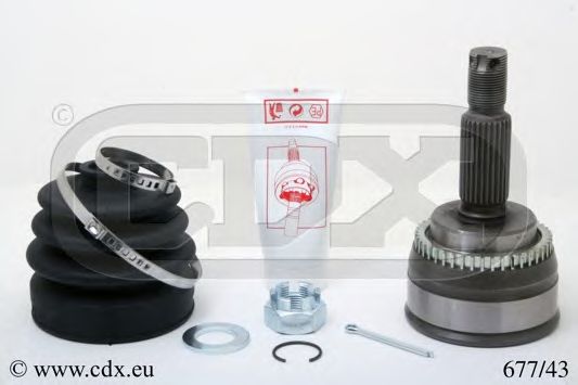 Шарнирный комплект, приводной вал CDX 677/43