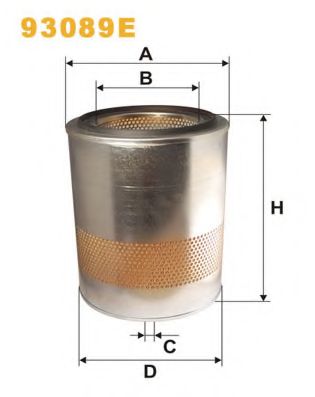 Воздушный фильтр WIX FILTERS 93089E