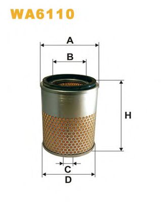 Воздушный фильтр WIX FILTERS WA6110