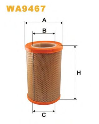 Воздушный фильтр WIX FILTERS WA9467