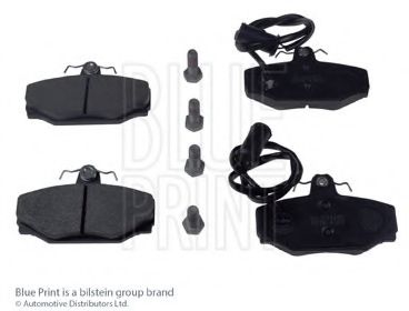 Комплект тормозных колодок, дисковый тормоз BLUE PRINT ADJ134246