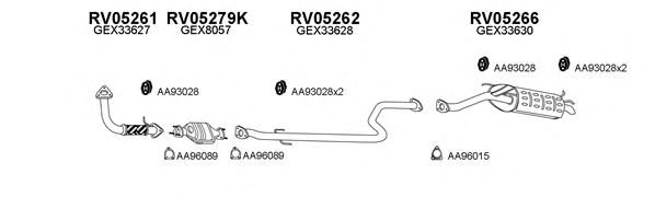 Система выпуска ОГ VENEPORTE 050054