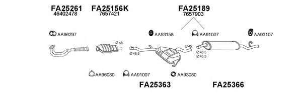 Система выпуска ОГ VENEPORTE 250179