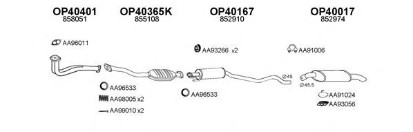 Система выпуска ОГ VENEPORTE 400312