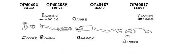 Система выпуска ОГ VENEPORTE 400490