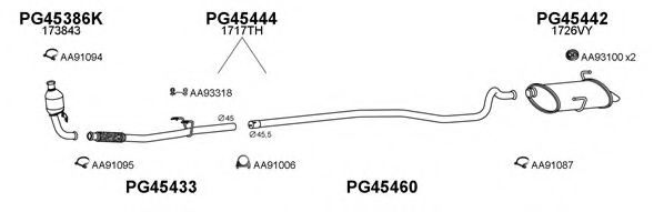 Система выпуска ОГ VENEPORTE 450038