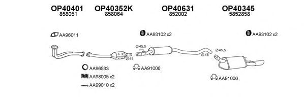 Система выпуска ОГ VENEPORTE 770032