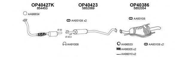 Система выпуска ОГ VENEPORTE 770060
