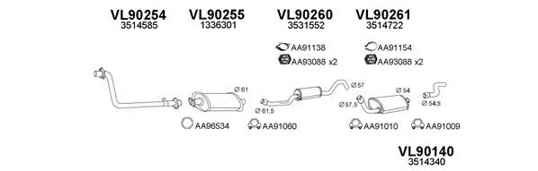 Система выпуска ОГ VENEPORTE 900126