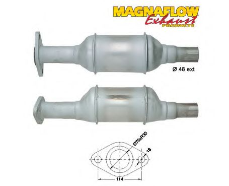 Катализатор MAGNAFLOW 89210