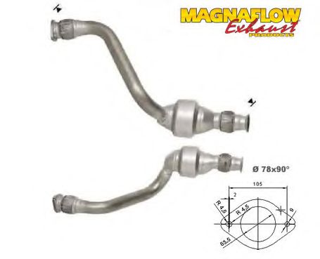 Катализатор MAGNAFLOW 75816D