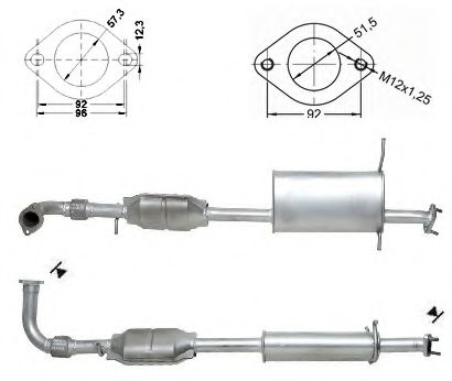 Катализатор MAGNAFLOW 73408D