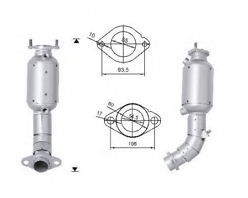 Катализатор MAGNAFLOW 67612