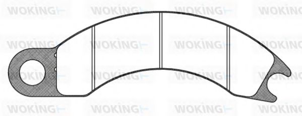 Комплект тормозных колодок, дисковый тормоз ICER 130341