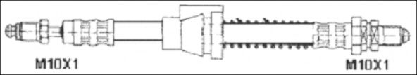 Тормозной шланг WOKING G1903.62