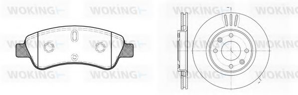 Комплект тормозов, дисковый тормозной механизм BENDIX DP61027