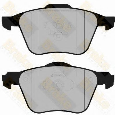Комплект тормозных колодок, дисковый тормоз Brake ENGINEERING PA1696
