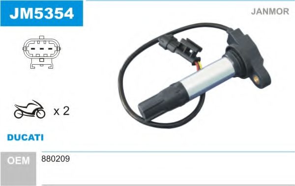 Катушка зажигания JANMOR JM5354