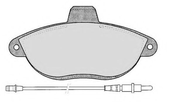 Комплект тормозных колодок, дисковый тормоз RAICAM RA.0619.0