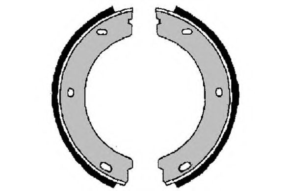 Комплект тормозных колодок DELPHI 1597