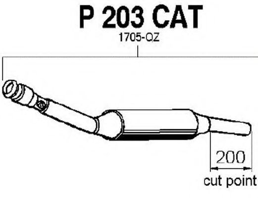 Катализатор FENNO P203CAT