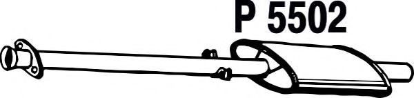 Средний глушитель выхлопных газов WALKER 70502