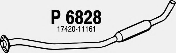 Труба выхлопного газа FENNO 6828