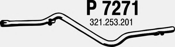 Труба выхлопного газа FENNO P7271