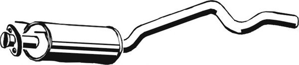 Средний глушитель выхлопных газов ASMET 05.070