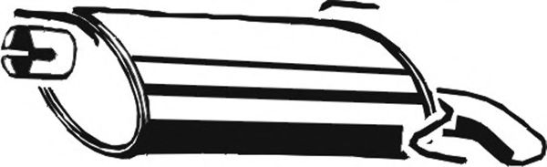 Глушитель выхлопных газов конечный ASMET 05.114