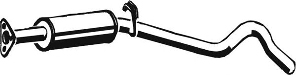 Средний глушитель выхлопных газов ASMET 05.049