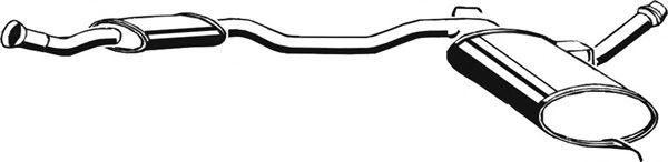 Средний глушитель выхлопных газов ASMET 10.021