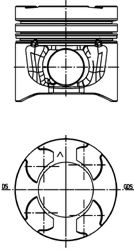 Поршень KOLBENSCHMIDT 40272600