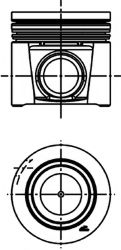 Поршень KOLBENSCHMIDT 40286600